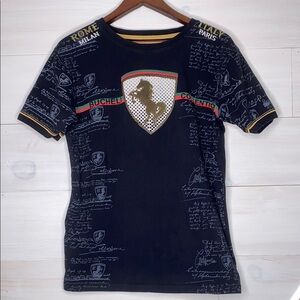 Bucheli  Men’s XL Black Short Sleeve Tee with Iconic Design